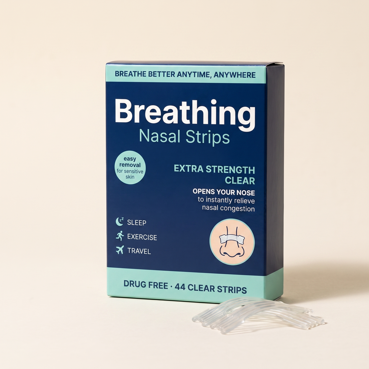 Breathing Nasal Strips box